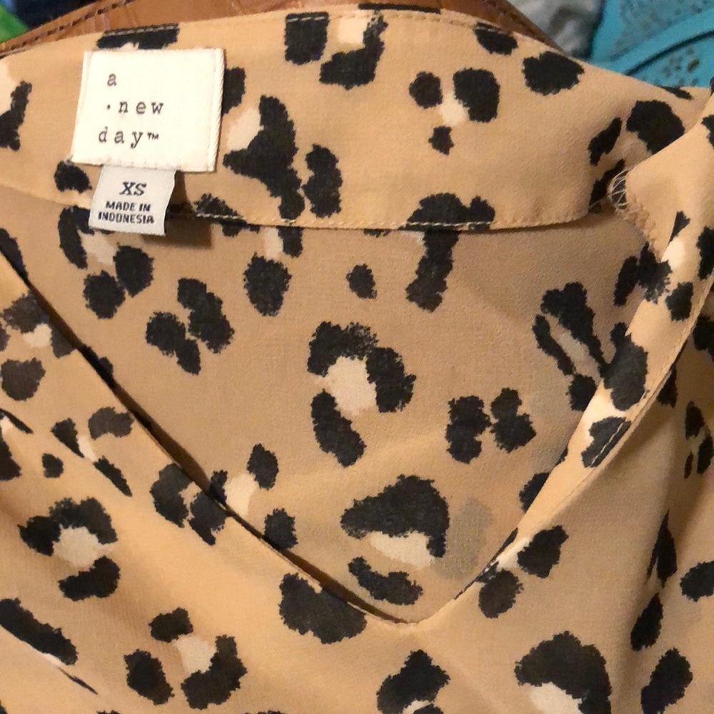 Leopard Print Blouse View 2